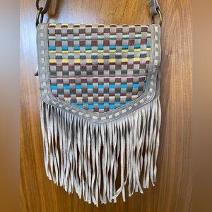 Fringe colorful crossbody